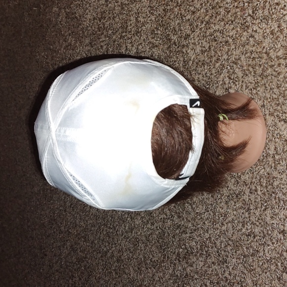 Nike Feather Lite Dri-Fit Adjustable White Black Women's Hat OS - Picture 3 of 7